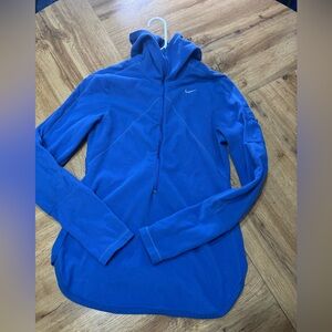 Nike Bright Blue 3/4 Quarter Zip Fleece Jacket